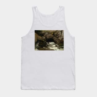 The Source of the Loue by Gustave Courbet Tank Top